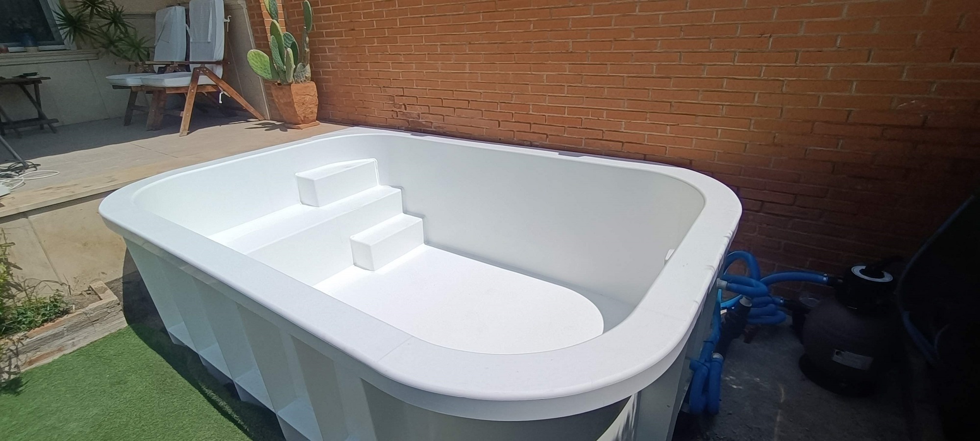 Mini piscinas elevadas para terrazas
